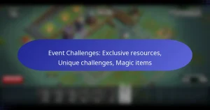 Read more about the article Event Challenges: Exclusive resources, Unique challenges, Magic items