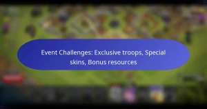 Read more about the article Event Challenges: Exclusive troops, Special skins, Bonus resources