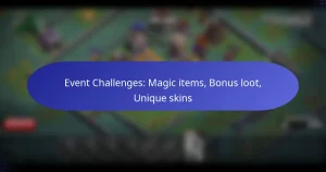 Read more about the article Event Challenges: Magic items, Bonus loot, Unique skins