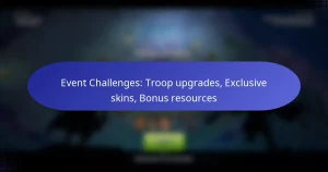Read more about the article Event Challenges: Troop upgrades, Exclusive skins, Bonus resources