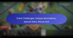 Read more about the article Event Challenges: Unique decorations, Special skins, Bonus loot