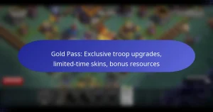 Read more about the article Gold Pass: Exclusive troop upgrades, limited-time skins, bonus resources