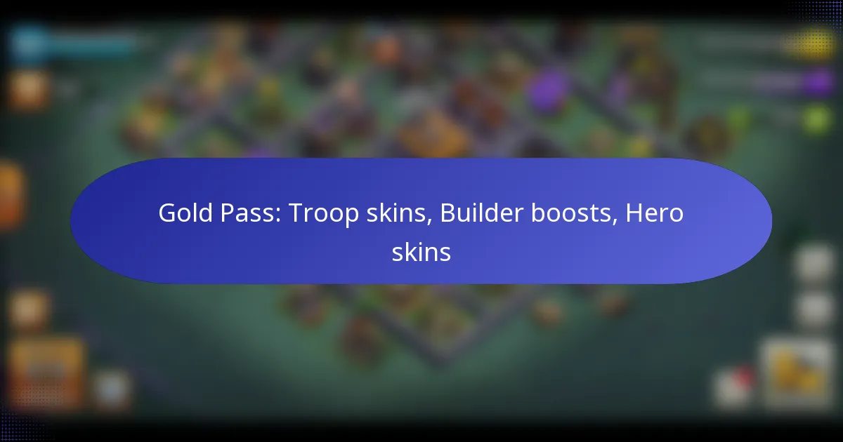 Read more about the article Gold Pass: Troop skins, Builder boosts, Hero skins