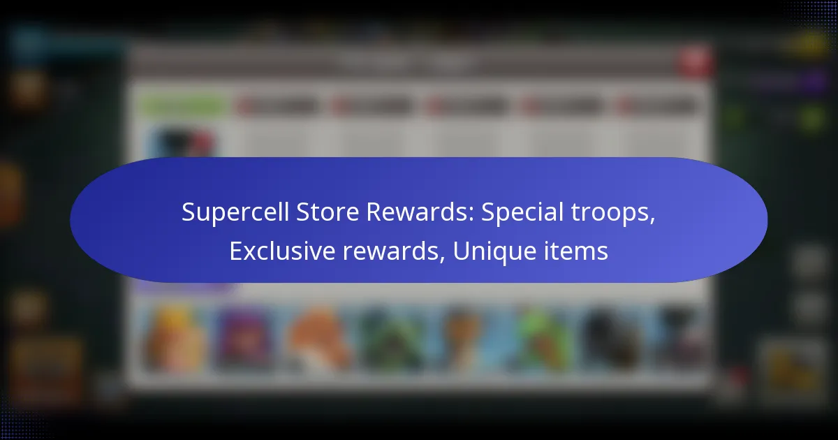 Read more about the article Supercell Store Rewards: Special troops, Exclusive rewards, Unique items