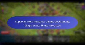 Read more about the article Supercell Store Rewards: Unique decorations, Magic items, Bonus resources