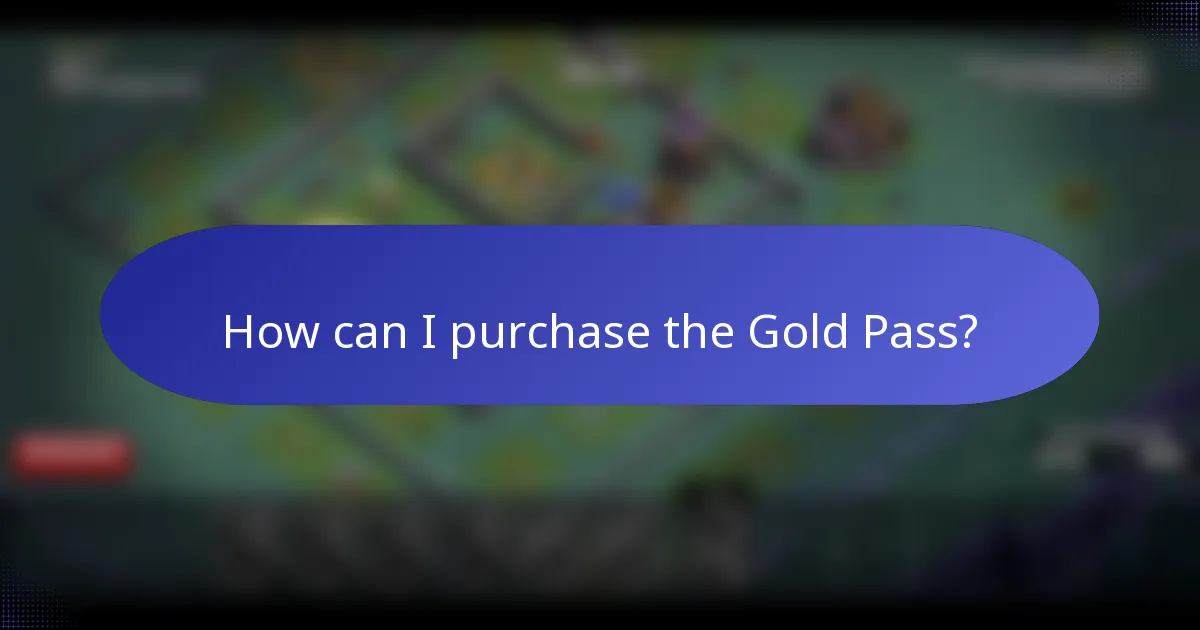 How can I purchase the Gold Pass?