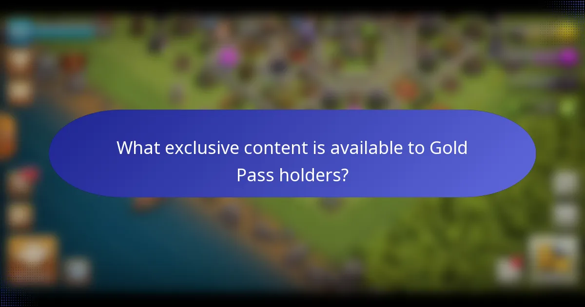 What exclusive content is available to Gold Pass holders?