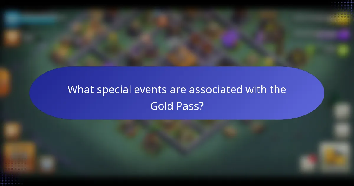 What special events are associated with the Gold Pass?