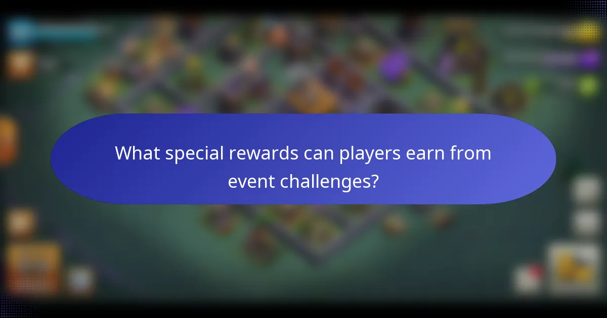 What special rewards can players earn from event challenges?