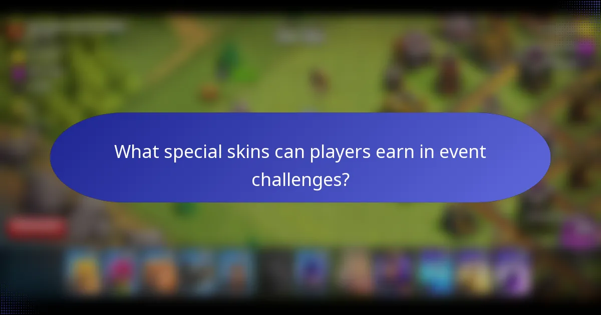What special skins can players earn in event challenges?