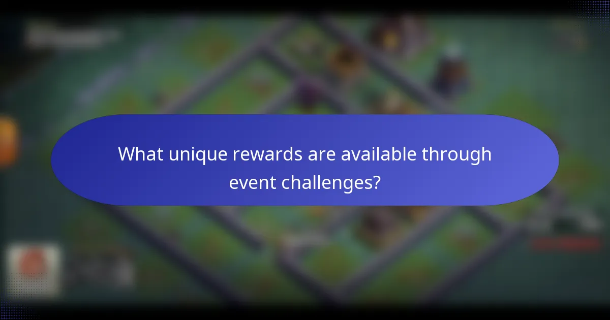 What unique rewards are available through event challenges?